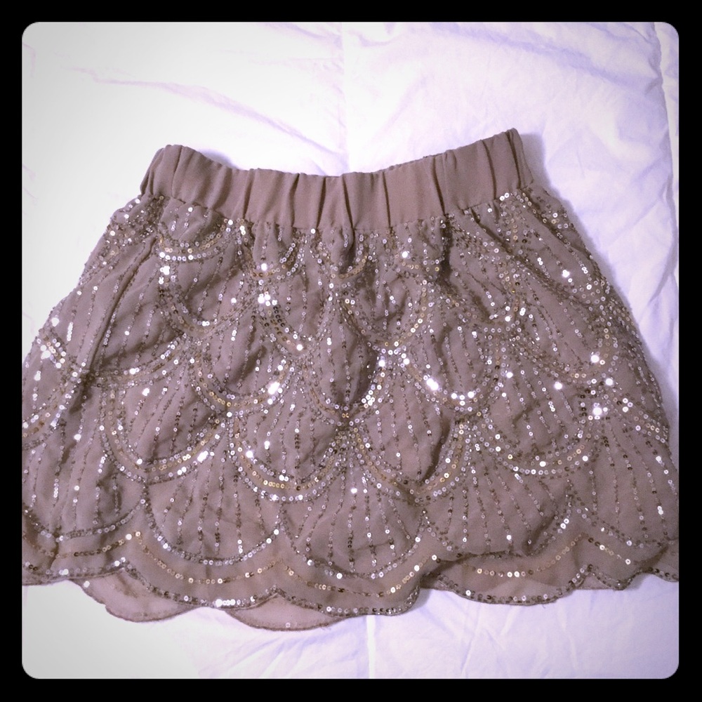Sequin Skirt